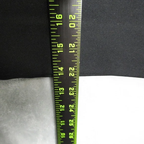 Everlane Black Pencil Skirt Women's Large Stretch Knee Length Career Minimalist - Picture 5 of 8